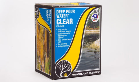 Woodland Scenics 4510, Deep Pour Water, Clear, 8oz Deep Pour Clear - House of Trains