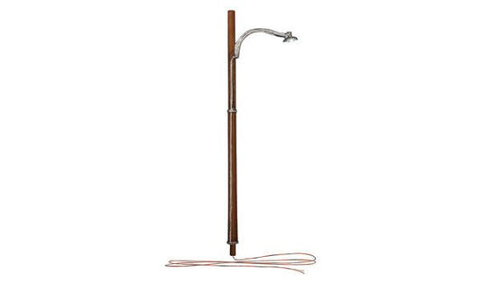 Woodland Scenics 5638 N, Just Plug Lighting System, Street Lights, Wooden Pole, 3 lights - House of Trains