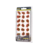 Woodland Scenics 773, Peel 'N Place, Flowering Tufts, Red, 21 Pieces - House of Trains