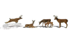 Woodland Scenics A2185 N, Deer, 6 Pieces - House of Trains