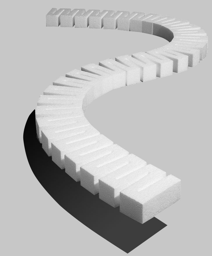 Woodland Scenics ST1407 Riser, 1" (4 Pieces) - House of Trains