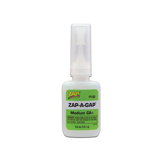 Zap-A-Gap PT-03 Medium CA+, Adhesive Glue - House of Trains